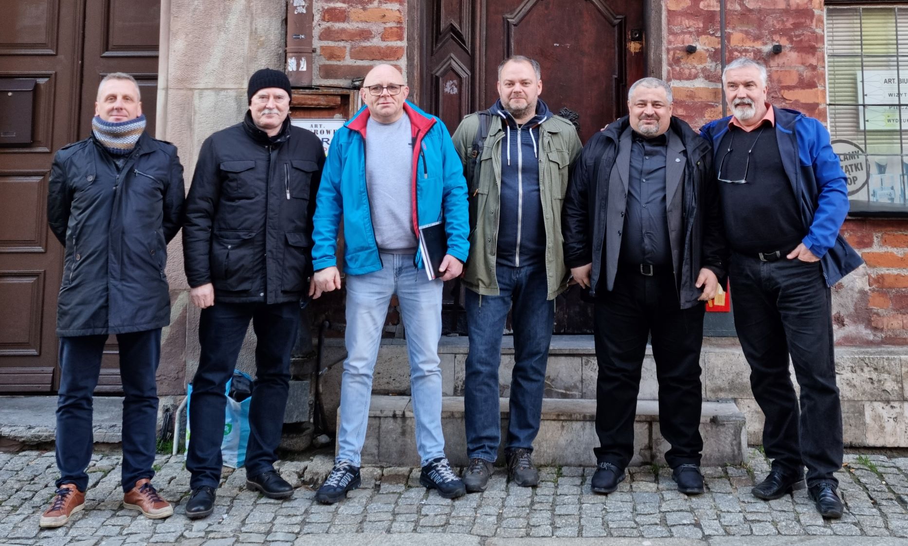 Delegaci bydgoskich klubów rowerowych na zebraniu Kujawsko-Pomorskiej Rady Turystyki Kolarskiej PTTK.